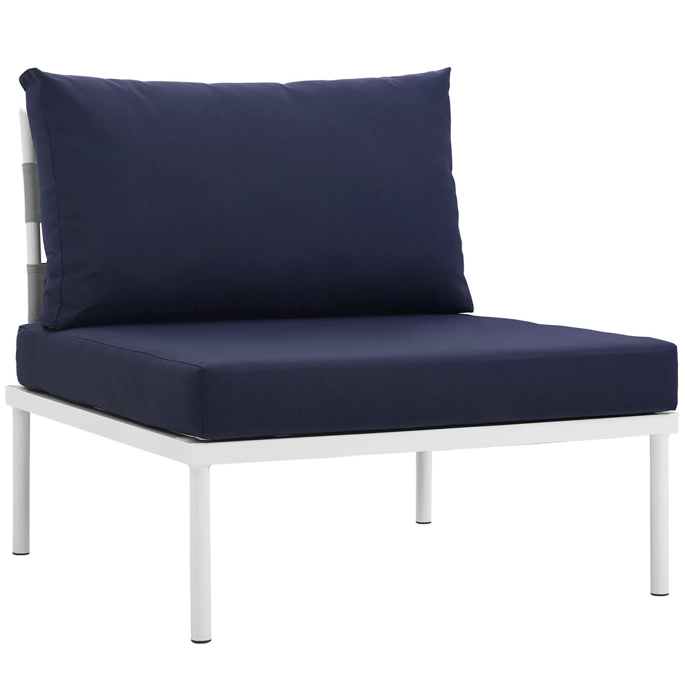 Modway Harmony Armless Outdoor Patio Aluminum Chair - EEI-2600 | Outdoor Chairs | Modishstore - 2