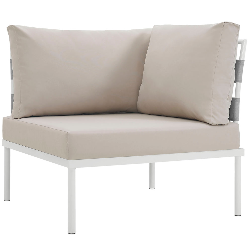 Modway Harmony Outdoor Patio Aluminum Corner Sofa - EEI-2601 | Outdoor Chairs | Modishstore - 4