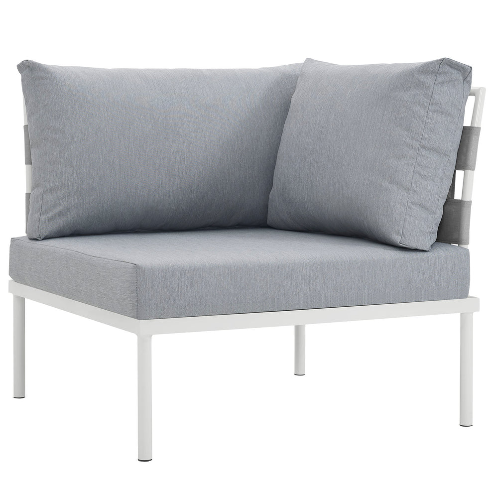 Modway Harmony Outdoor Patio Aluminum Corner Sofa - EEI-2601 | Outdoor Chairs | Modishstore - 3