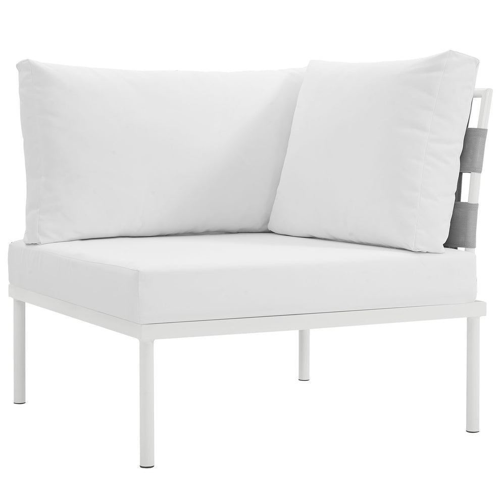 Modway Harmony Outdoor Patio Aluminum Corner Sofa - EEI-2601 | Outdoor Chairs | Modishstore - 1