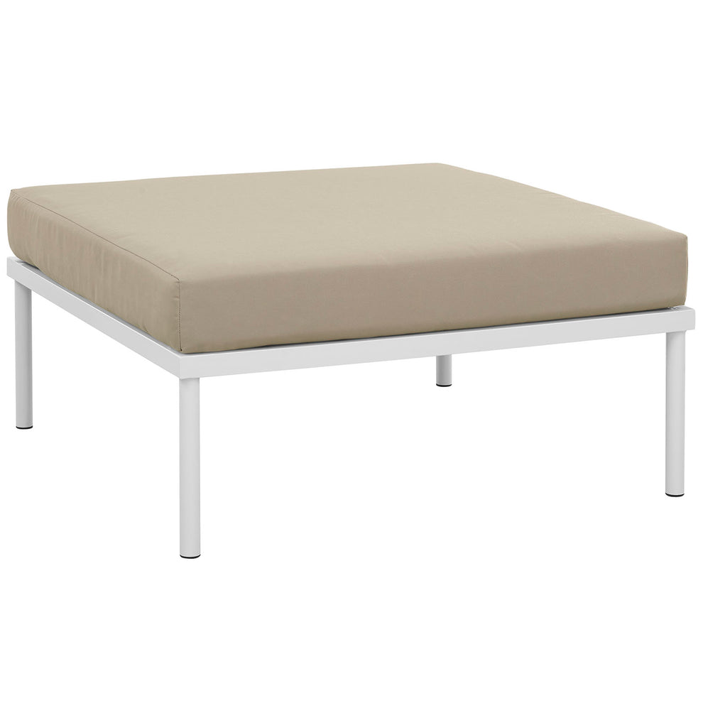 Modway Harmony Outdoor Patio Aluminum Ottoman - EEI-2609 | Outdoor Ottomans | Modishstore - 1
