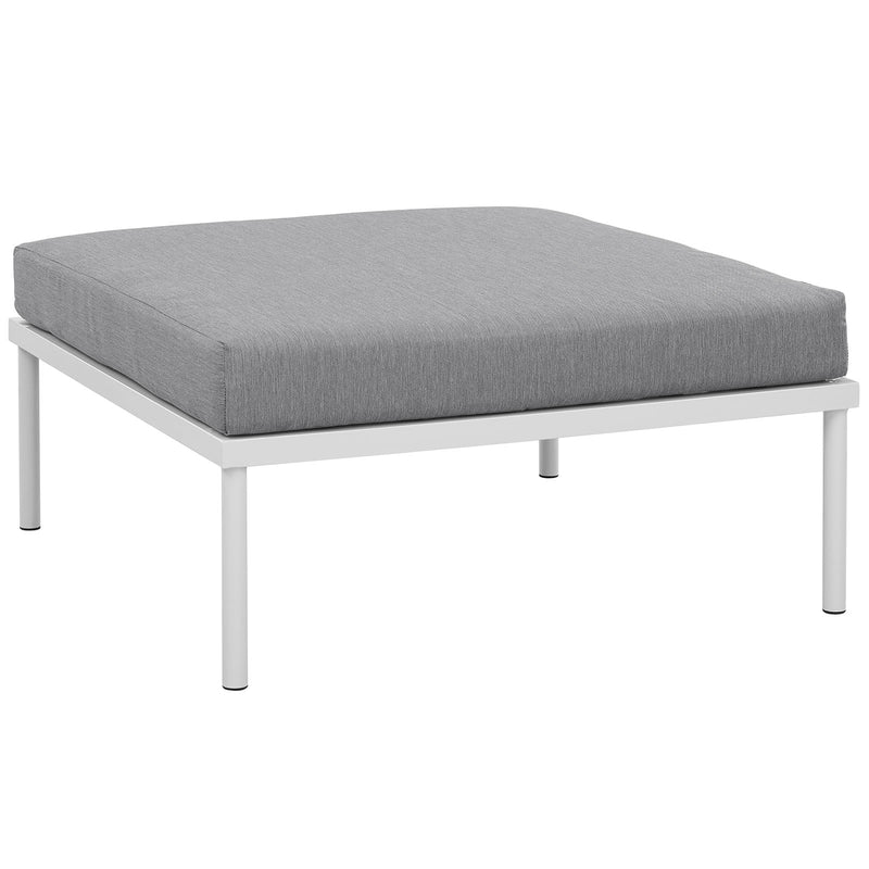 Modway Harmony Outdoor Patio Aluminum Ottoman - EEI-2609 | Outdoor Ottomans | Modishstore - 3
