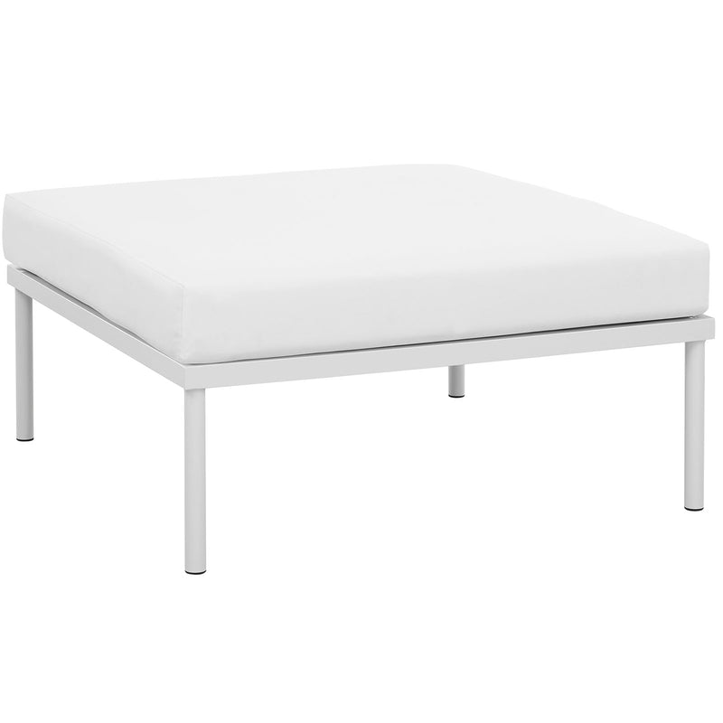 Modway Harmony Outdoor Patio Aluminum Ottoman - EEI-2609 | Outdoor Ottomans | Modishstore - 2