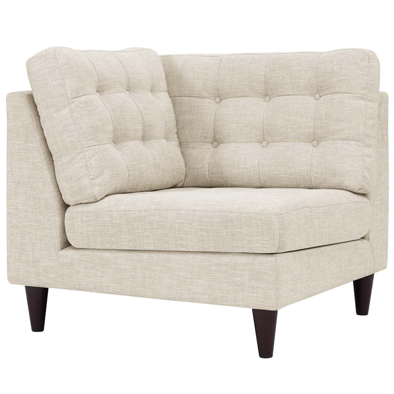 Modway Empress Upholstered Fabric Corner Sofa | Sofas | Modishstore