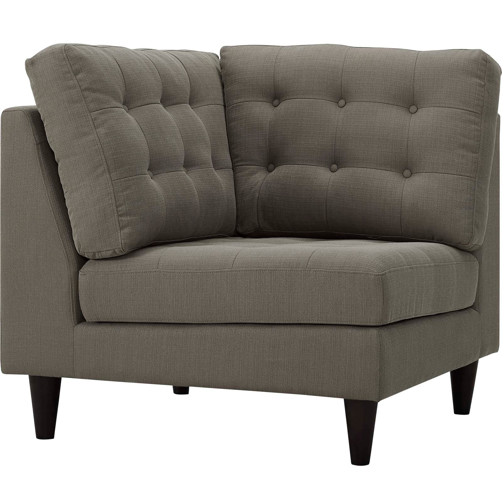Modway Empress Upholstered Fabric Corner Sofa | Sofas | Modishstore-5