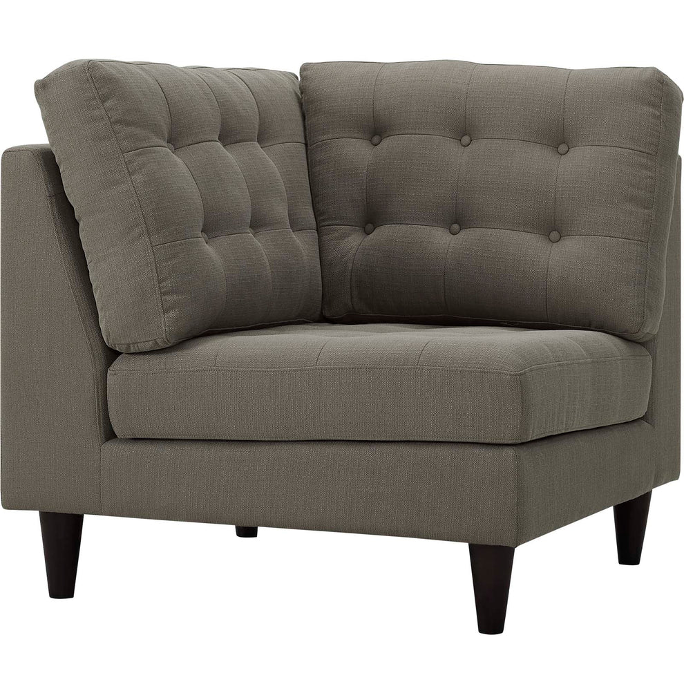 Modway Empress Upholstered Fabric Corner Sofa - EEI-2610 | Sofas | Modishstore - 24