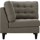 Modway Empress Upholstered Fabric Corner Sofa | Sofas | Modishstore-27
