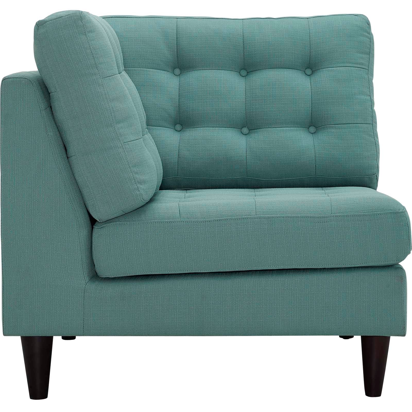 Modway Empress Upholstered Fabric Corner Sofa | Sofas | Modishstore-16
