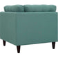 Modway Empress Upholstered Fabric Corner Sofa | Sofas | Modishstore-15