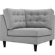 Modway Empress Upholstered Fabric Corner Sofa | Sofas | Modishstore-3