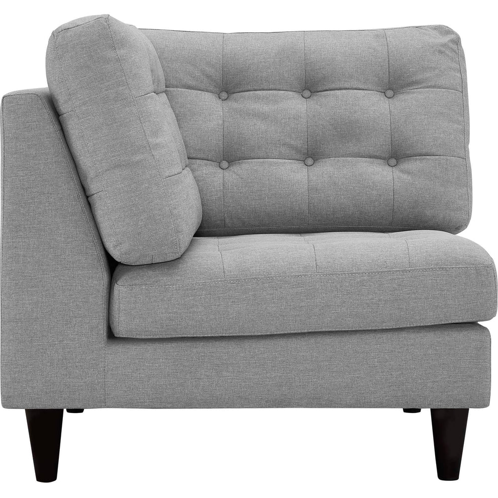 Modway Empress Upholstered Fabric Corner Sofa - EEI-2610 | Sofas | Modishstore - 18