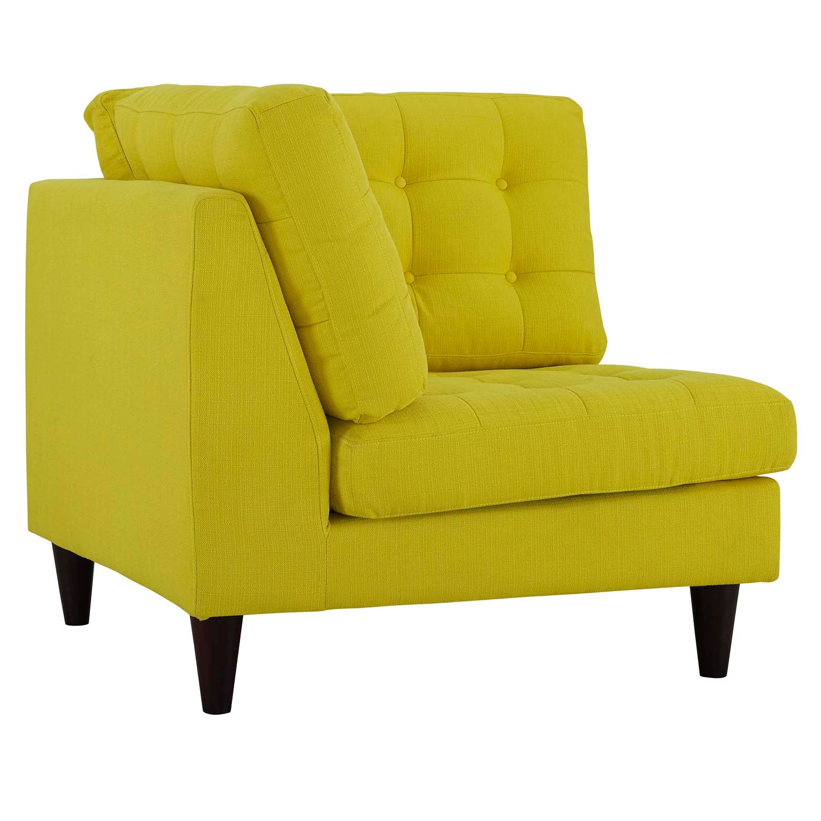 Modway Empress Upholstered Fabric Corner Sofa | Sofas | Modishstore-33