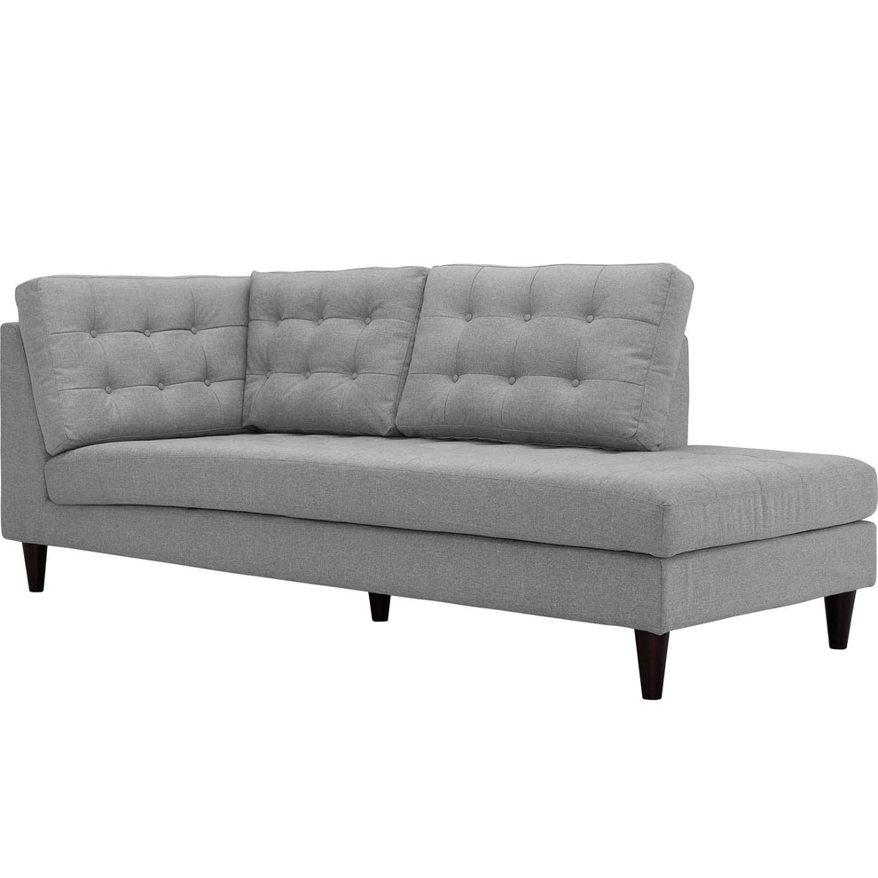 Modway Empress Upholstered Fabric Right Facing Bumper - EEI-2612 | Sofas | Modishstore - 1