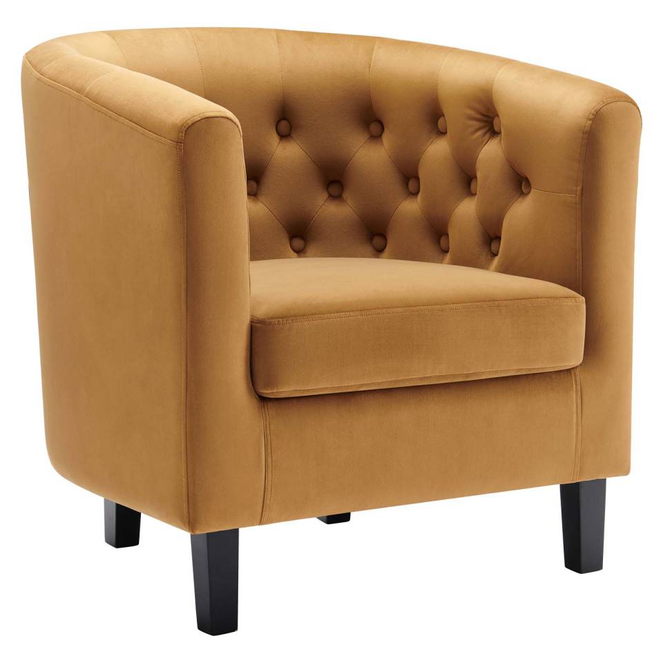 Modway Prospect Performance Velvet Armchair - EEI-2613 | Armchairs | Modishstore - 2