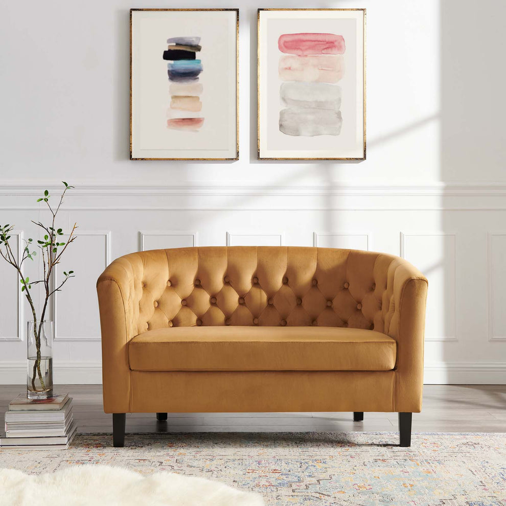 Modway Prospect Performance Velvet Loveseat - EEI-2615 | Loveseats | Modishstore - 7
