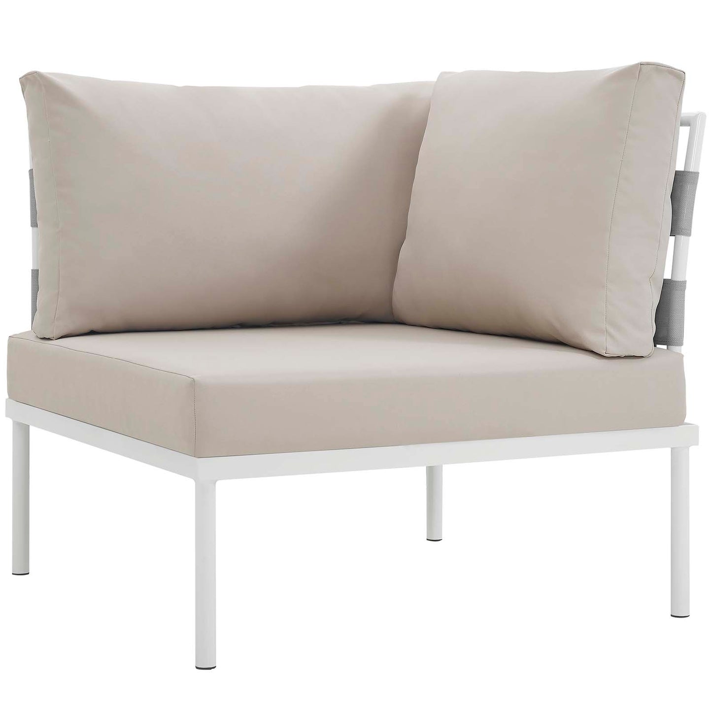 Modway Harmony 8 Piece Outdoor Patio Aluminum Sectional Sofa Set | Outdoor Sofas, Loveseats & Sectionals | Modishstore-6