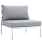 Modway Harmony 8 Piece Outdoor Patio Aluminum Sectional Sofa Set | Outdoor Sofas, Loveseats & Sectionals | Modishstore-13