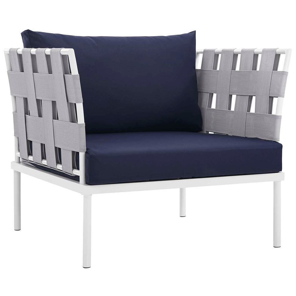 Modway Harmony 8 Piece Outdoor Patio Aluminum Sectional Sofa Set - EEI-2619 | Outdoor Sofas, Loveseats & Sectionals | Modishstore - 23