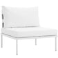 Modway Harmony 8 Piece Outdoor Patio Aluminum Sectional Sofa Set | Outdoor Sofas, Loveseats & Sectionals | Modishstore-29