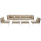 Modway Harmony 8 Piece Outdoor Patio Aluminum Sectional Sofa Set-EEI-2624 | Outdoor Sofas, Loveseats & Sectionals | Modishstore-4