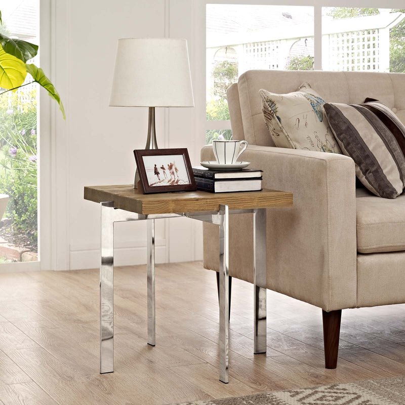 Diverge Wood Side Table By Modway - EEI-2647 | Side Tables | Modishstore - 1