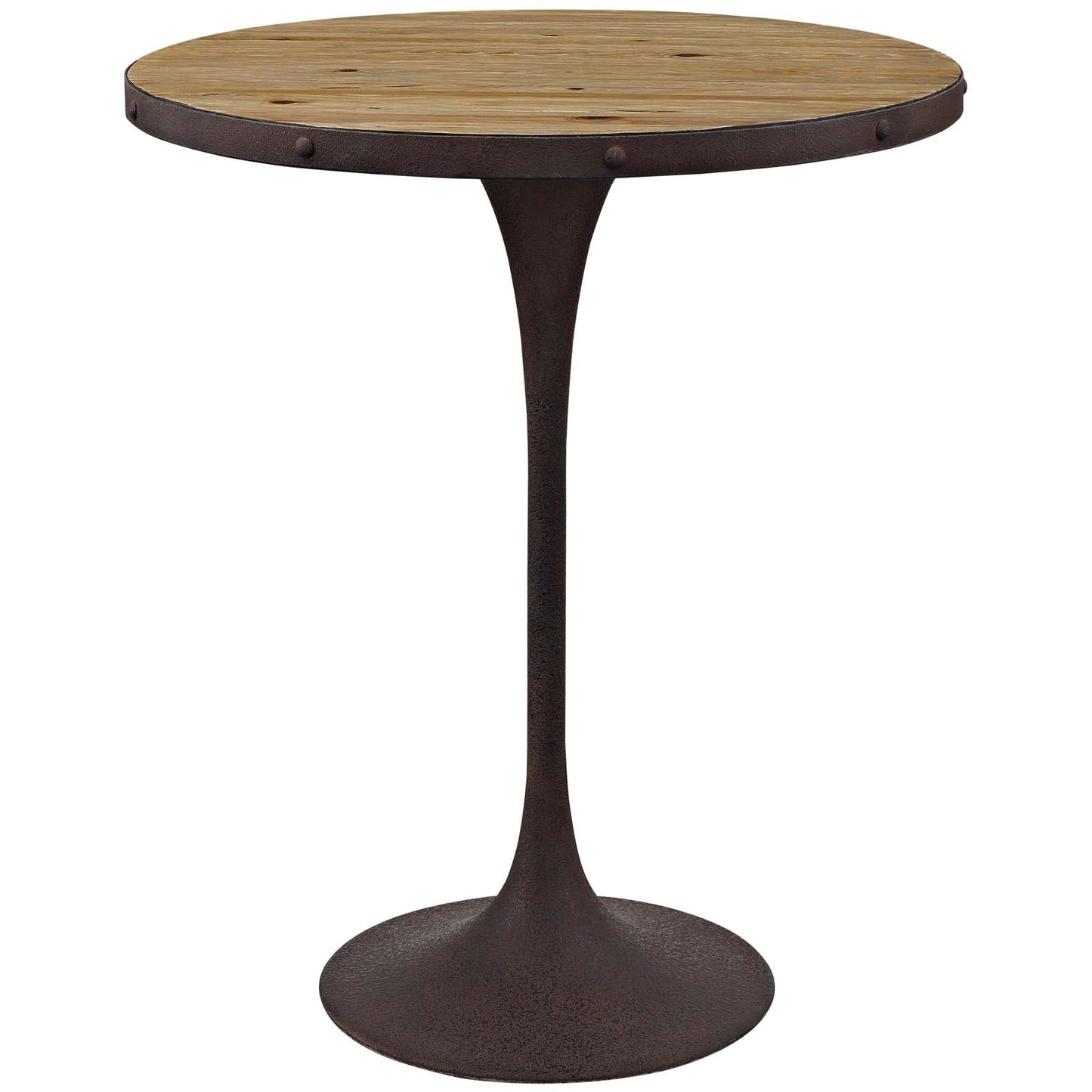 Modway Drive Wood Bar Table - Brown | Bar Table | Modishstore-3