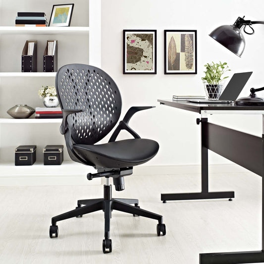 Stellar Vinyl Office Chair By Modway - EEI-2653 | Office Chairs | Modishstore - 1