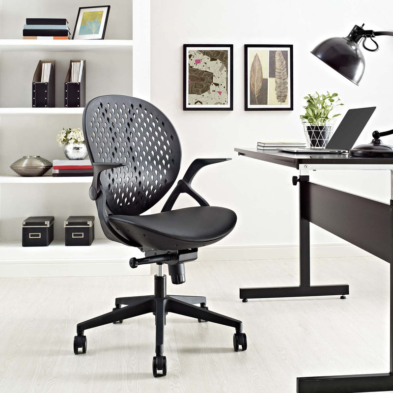 Stellar Vinyl Office Chair By Modway - EEI-2653 | Office Chairs | Modishstore - 1