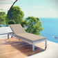 Modway Shore Outdoor Patio Aluminum Chaise with Cushions - EEI-2660 | Outdoor Chaise Lounges | Modishstore - 1