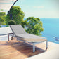 Modway Shore Outdoor Patio Aluminum Chaise with Cushions - EEI-2660 | Outdoor Chaise Lounges | Modishstore - 26