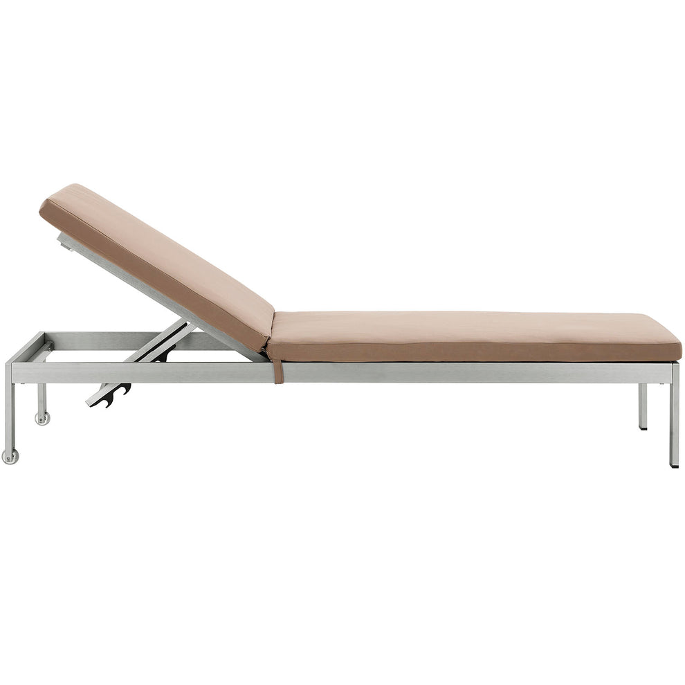 Modway Shore Outdoor Patio Aluminum Chaise with Cushions - EEI-2660 | Outdoor Chaise Lounges | Modishstore - 10