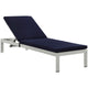 Modway Shore Outdoor Patio Aluminum Chaise with Cushions - EEI-2660 | Outdoor Chaise Lounges | Modishstore - 11