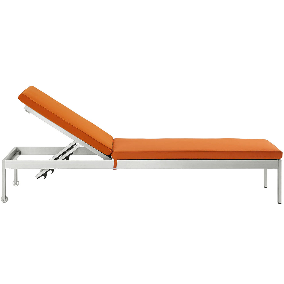 Modway Shore Outdoor Patio Aluminum Chaise with Cushions - EEI-2660 | Outdoor Chaise Lounges | Modishstore - 18