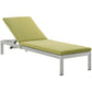 Modway Shore Outdoor Patio Aluminum Chaise with Cushions - EEI-2660 | Outdoor Chaise Lounges | Modishstore - 19