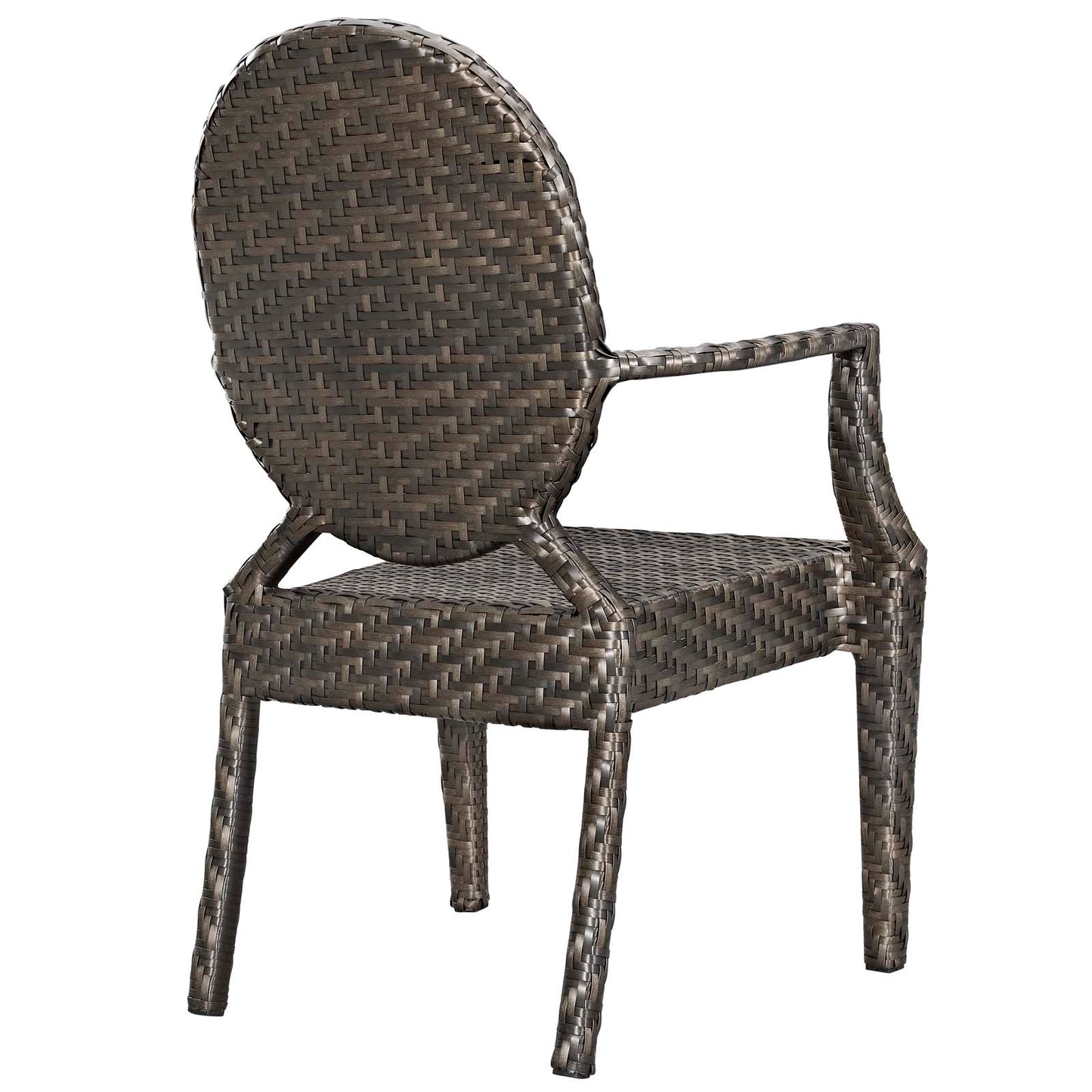 Modway Casper Dining Outdoor Patio Armchair | Dining Chairs | Modishstore-3