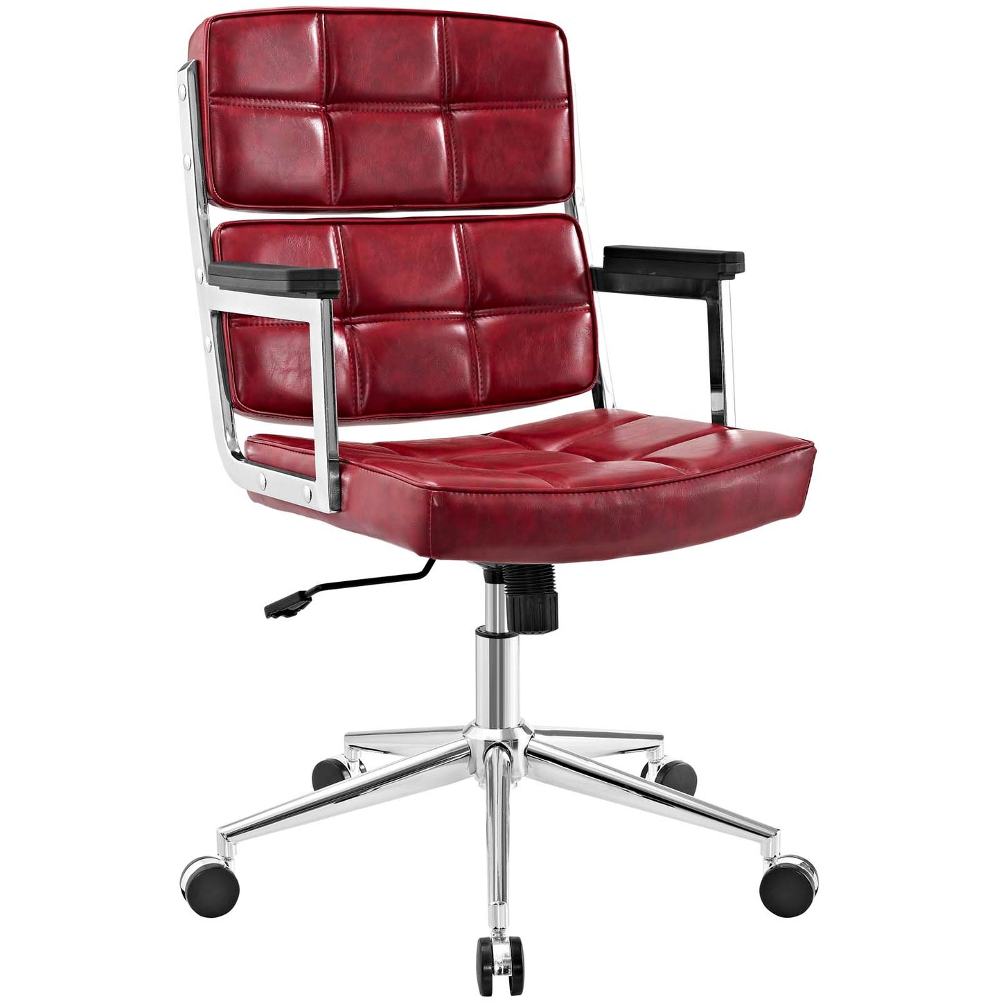 Modway Portray Highback Upholstered Vinyl Office Chair | Office Chairs | Modishstore-16