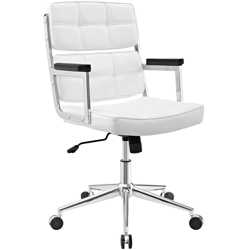 Modway Portray Highback Upholstered Vinyl Office Chair - EEI-2685 | Office Chairs | Modishstore - 1