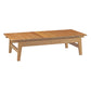 Modway Bayport Outdoor Patio Teak Coffee Table - Natural | Coffee Tables | Modishstore-2