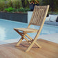 Modway EEI-2702 Marina Outdoor Patio Teak Folding Chair - Natural | Outdoor Chairs | Modishstore