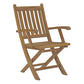 Modway EEI-2703 Marina Outdoor Patio Teak Folding Chair - Natural | Outdoor Chairs | Modishstore-2