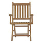 Modway EEI-2703 Marina Outdoor Patio Teak Folding Chair - Natural | Outdoor Chairs | Modishstore-5