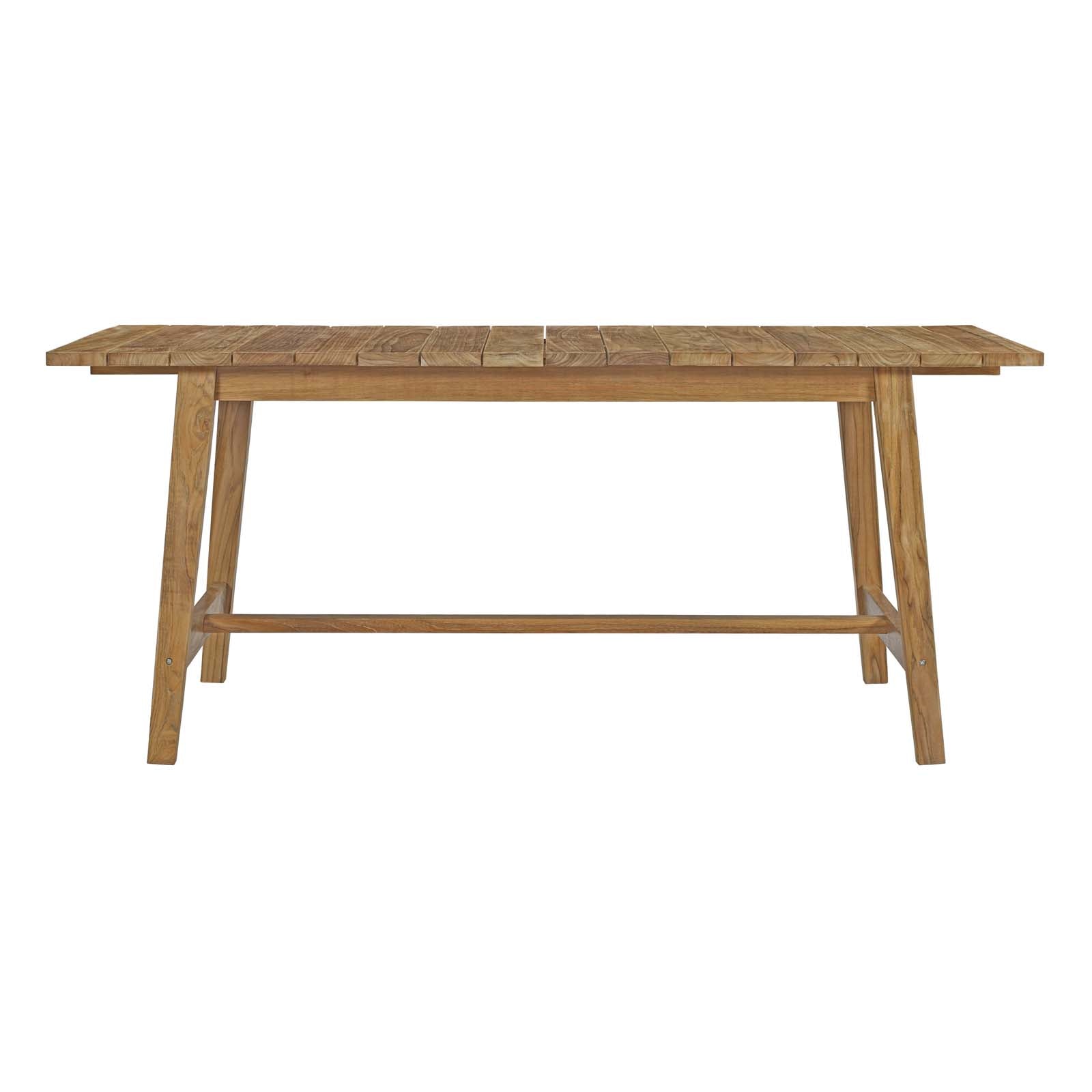 Modway Dorset Outdoor Patio Teak Dining Table | Dining Tables | Modishstore-3