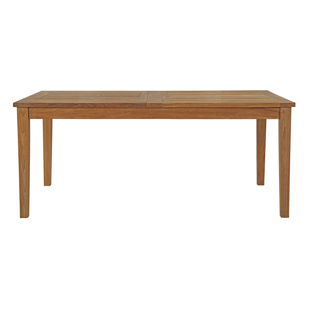 Modway Marina Extendable Outdoor Patio Teak Dining Table - EEI-2714 | Dining Tables | Modishstore - 4