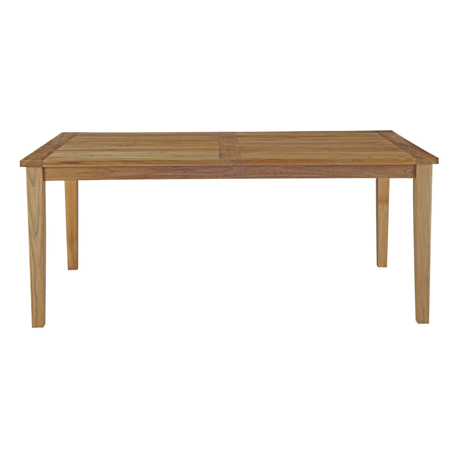 Modway Marina Outdoor Patio Teak Dining Table - EEI-2717 | Dining Tables | Modishstore - 3