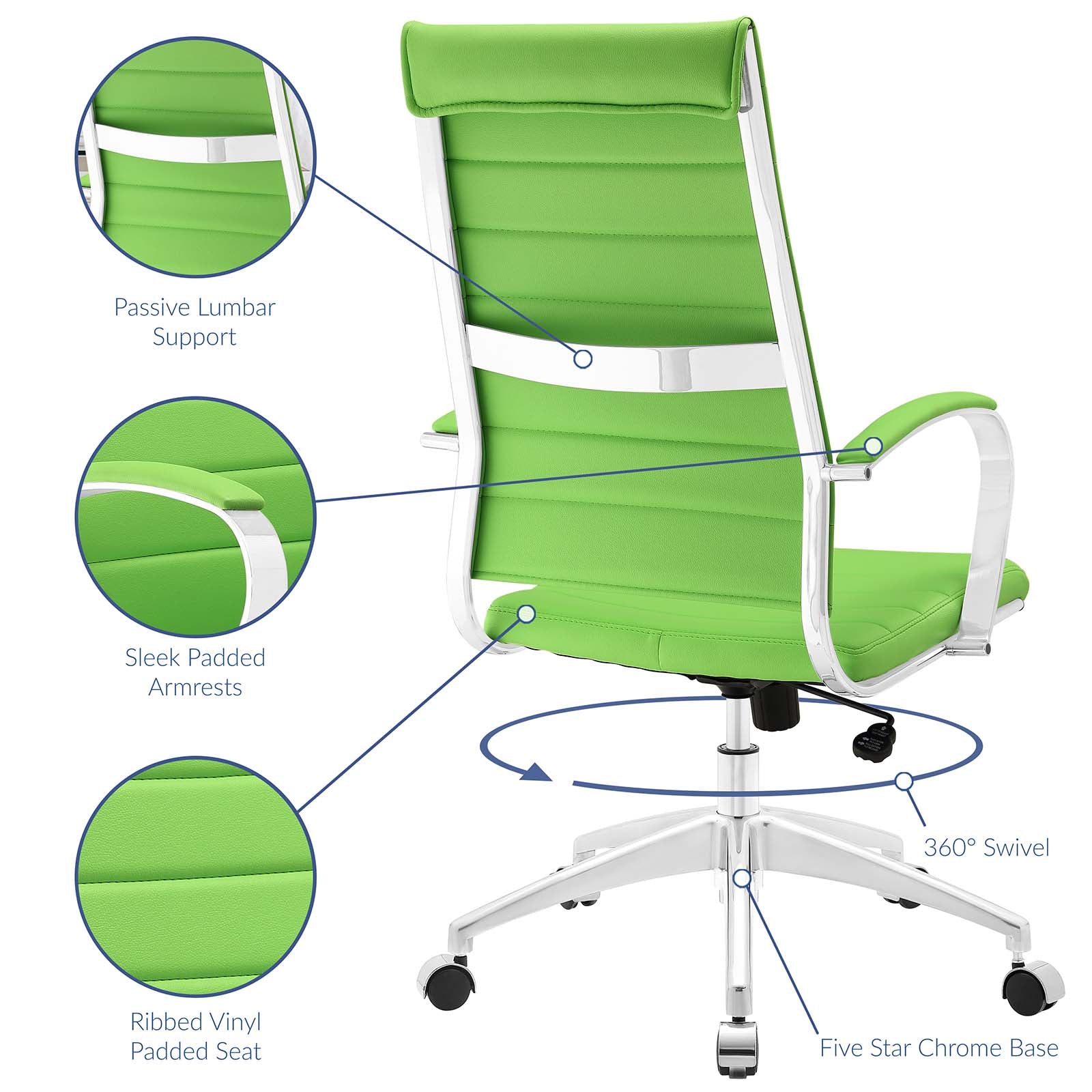 Modway Jive Highback Office Chair | Office Chairs | Modishstore