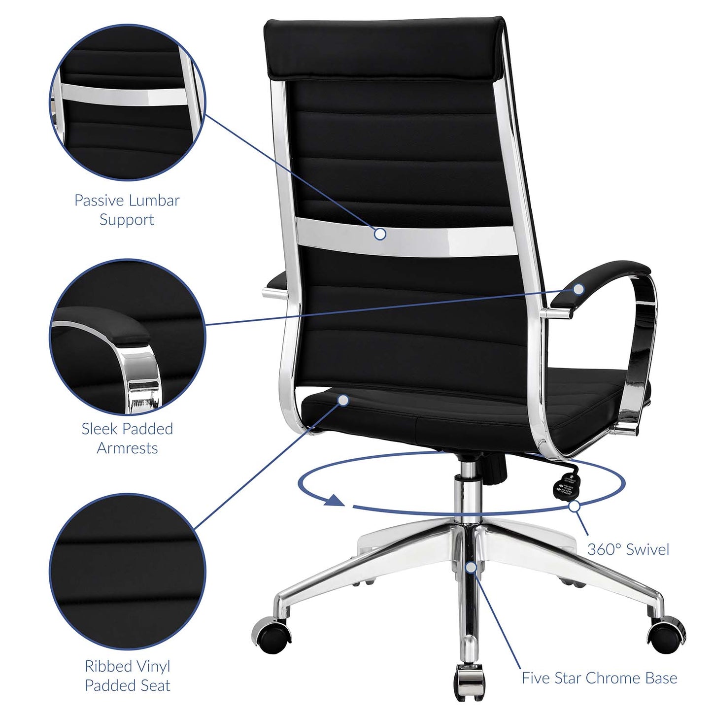 Modway Jive Highback Office Chair | Office Chairs | Modishstore-10