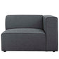 Modway Mingle Fabric Right-Facing Sofa | Sofas | Modishstore-16
