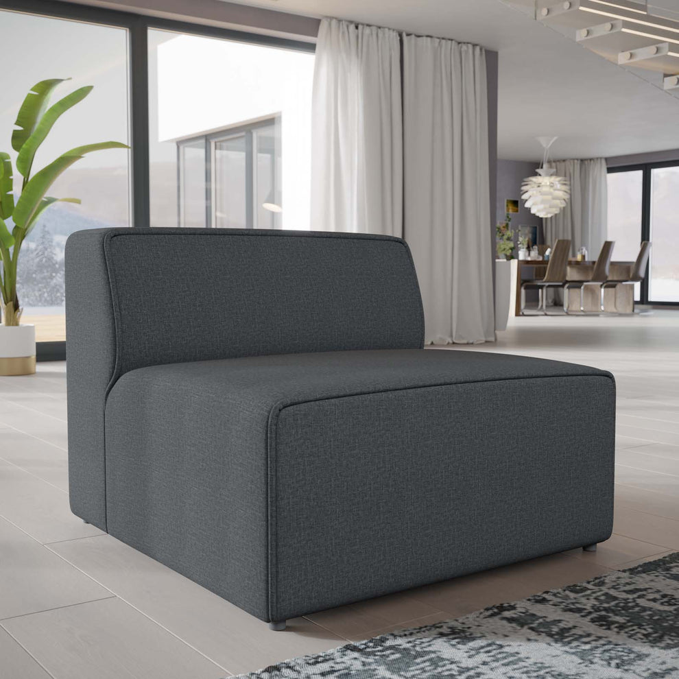 Modway Mingle Fabric Armless - EEI-2724 | Sofas | Modishstore - 5