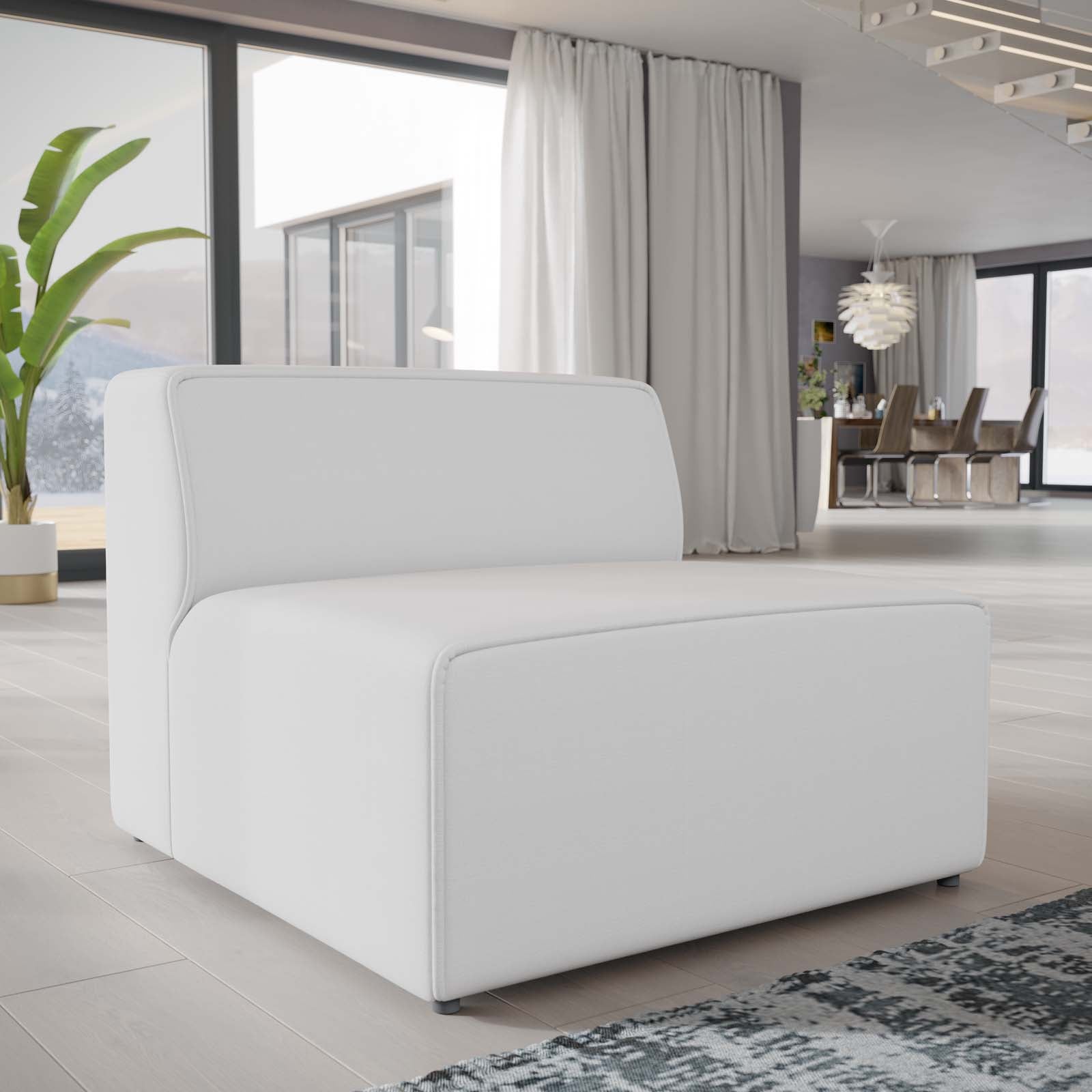 Modway Mingle Fabric Armless Chair - Thumbnail 5