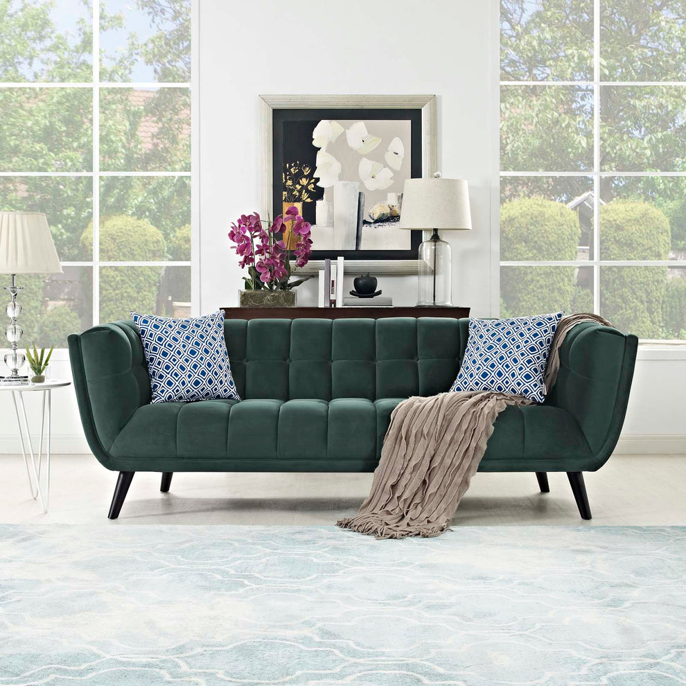 Modway Bestow Velvet Sofa - EEI-2731 | Sofas | Modishstore - 4